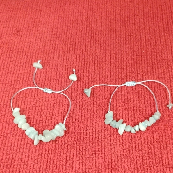 Amazonite Friendship Bracelet Pair